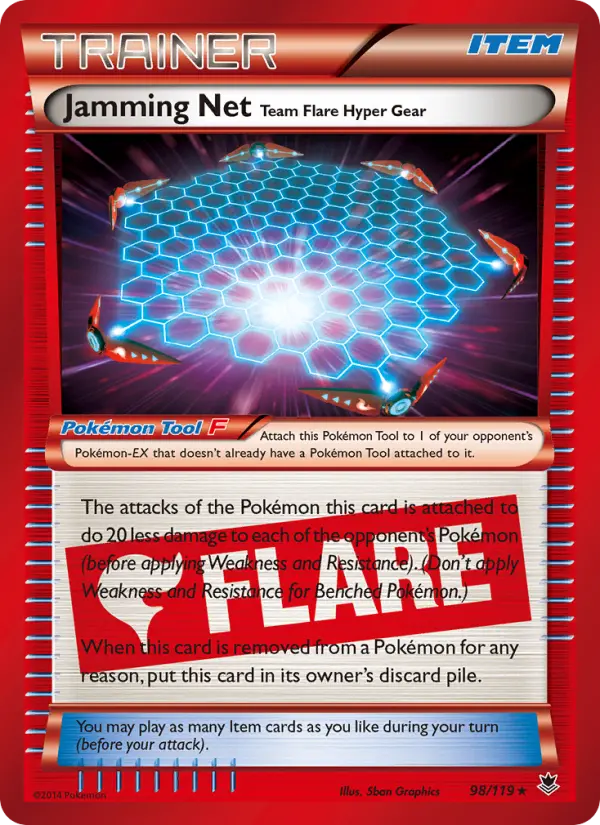 Jamming Net Team Flare Hyper Gear, Phantom Forces #98