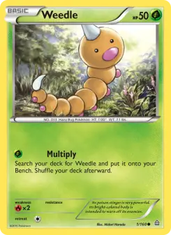 Weedle, Primal Clash #1/160