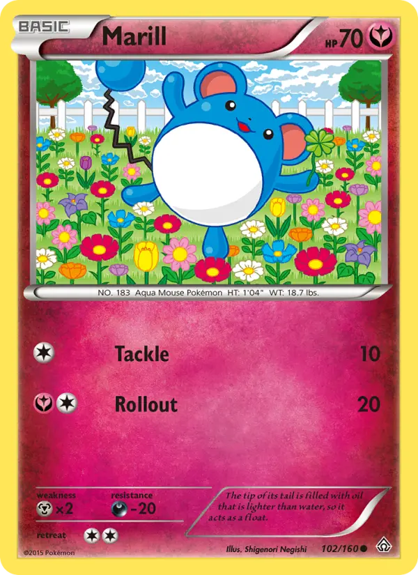 Marill, Primal Clash #102