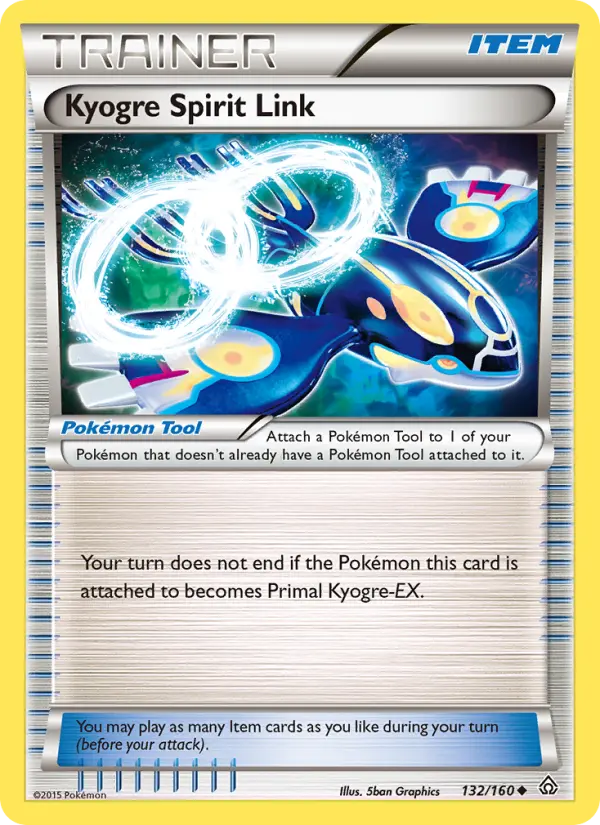 Kyogre Spirit Link, Primal Clash #132
