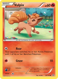 Vulpix, Primal Clash #20/160