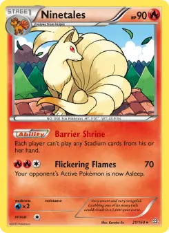 Ninetales, Primal Clash #21/160