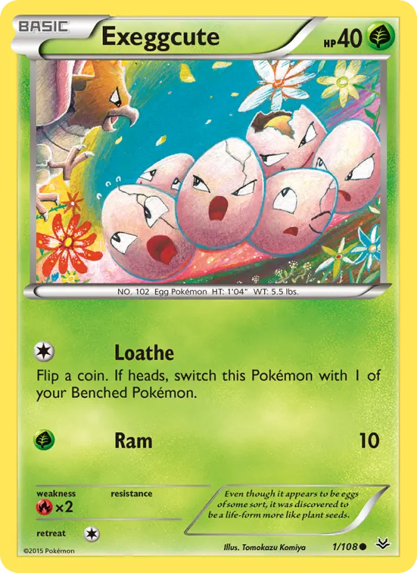 Exeggcute, Roaring Skies #1
