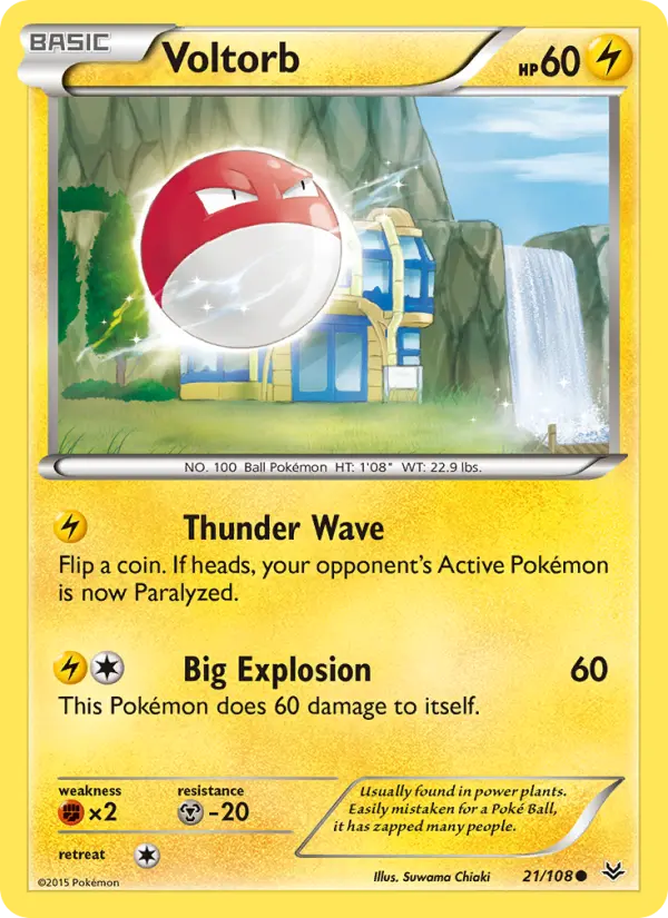 Voltorb, Roaring Skies #21