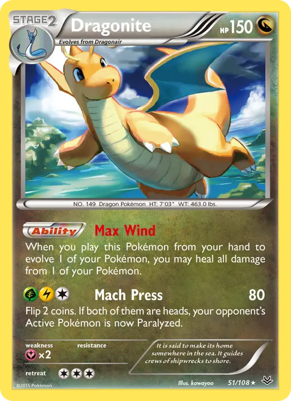 Dragonite, Roaring Skies #51
