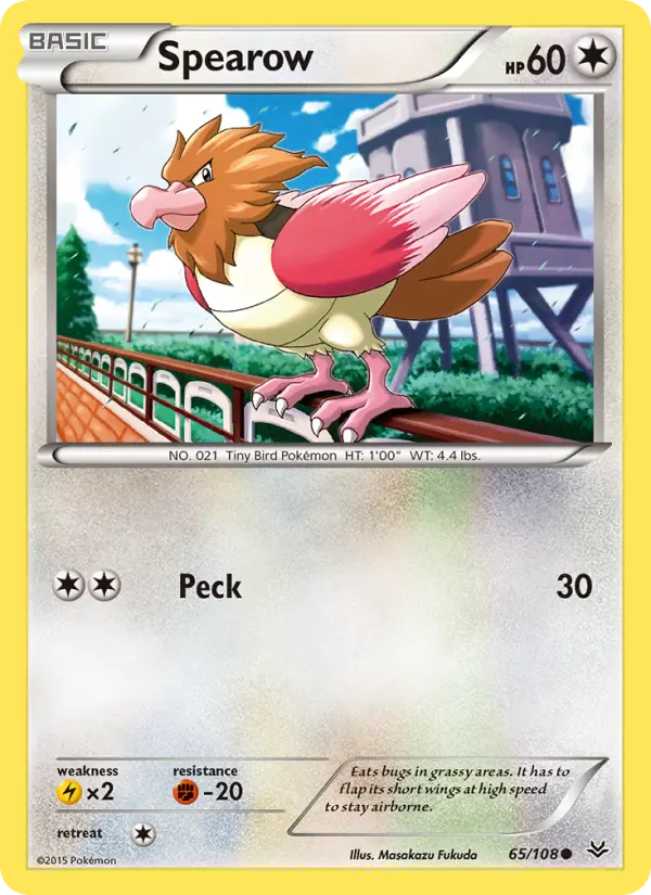 Spearow, Roaring Skies #65