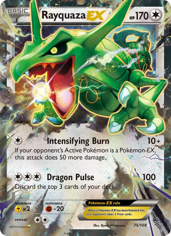 Rayquaza EX, Roaring Skies #75