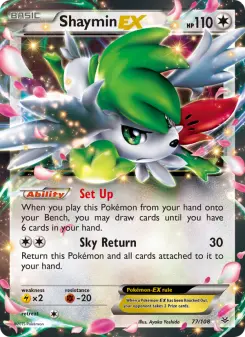 Shaymin EX, Roaring Skies #77/108