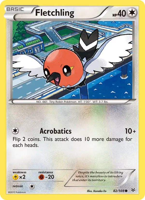 Fletchling, Roaring Skies #82