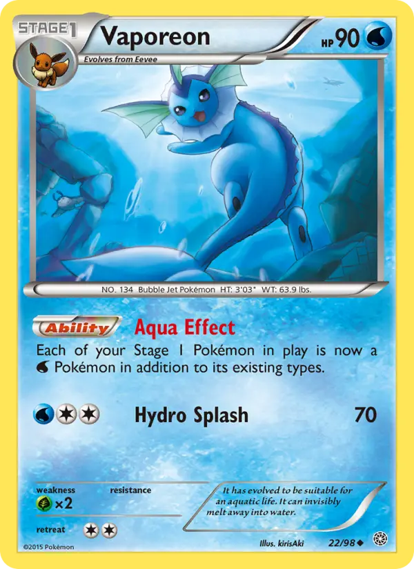 Vaporeon, Ancient Origins #22