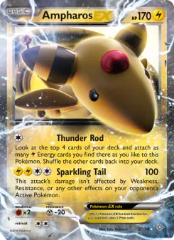 Ampharos EX, Ancient Origins #27/98