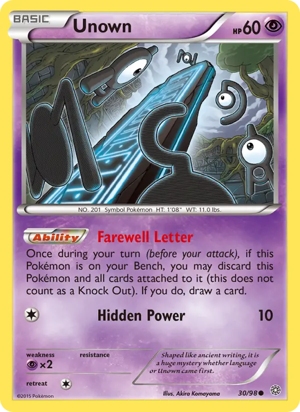 Unown, Ancient Origins #30