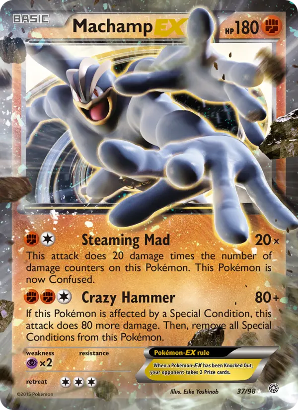 Machamp EX, Ancient Origins #37