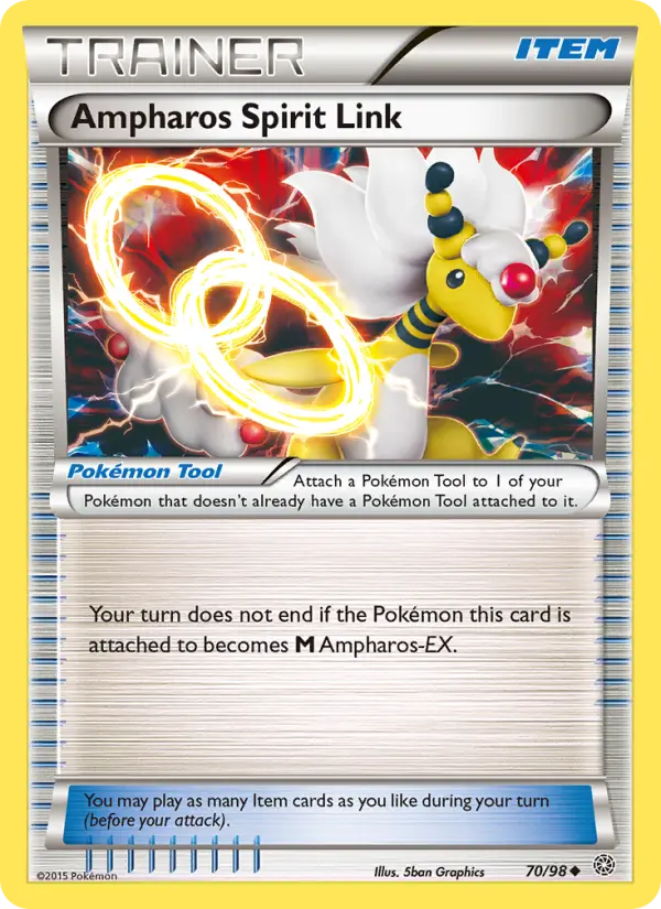 Ampharos Spirit Link, Ancient Origins #70