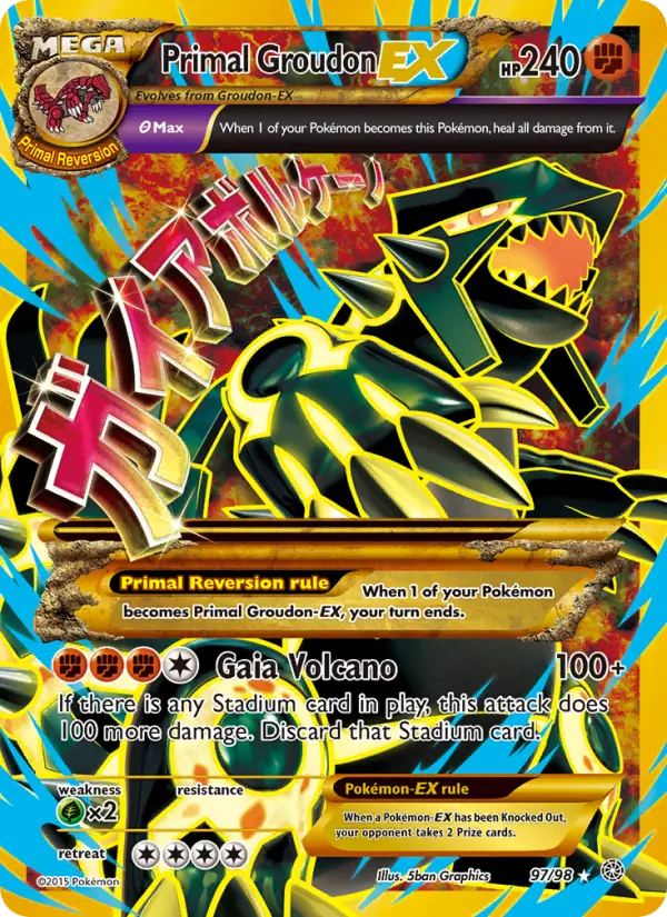 Primal Groudon EX, Ancient Origins #97