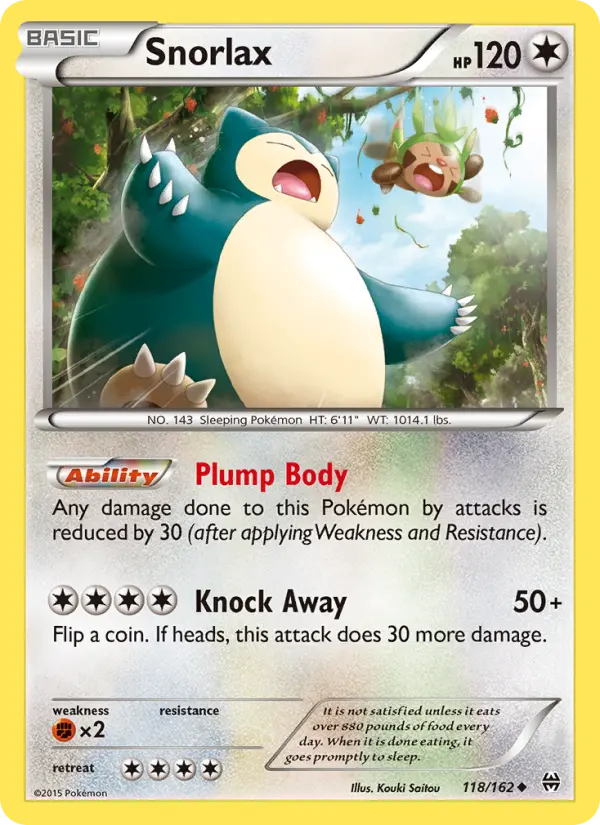 Snorlax, BREAKthrough #118