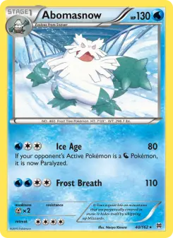 Abomasnow, BREAKthrough #40/162