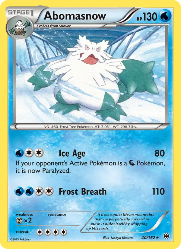 Abomasnow, BREAKthrough #40