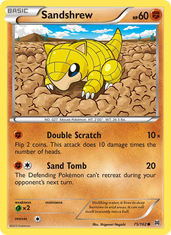 Sandshrew, BREAKthrough #75