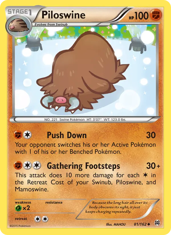 Piloswine, BREAKthrough #81