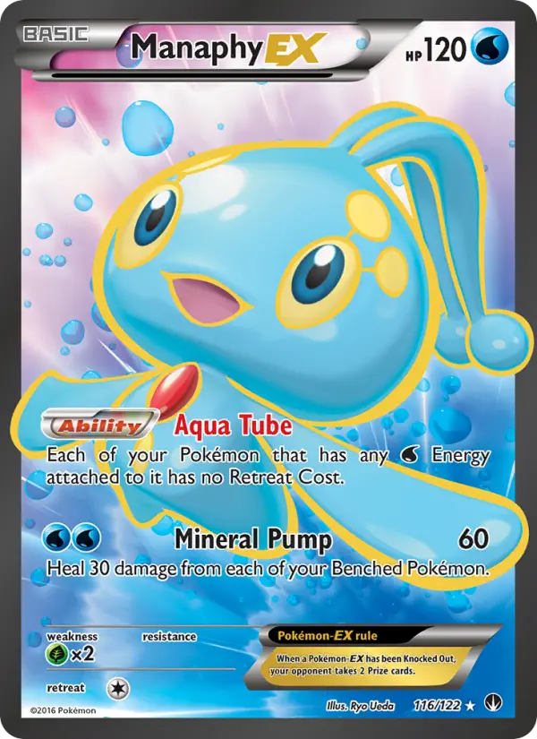 Manaphy EX, BREAKpoint #116