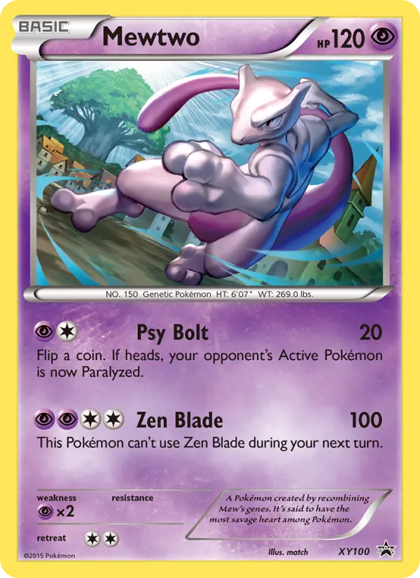 Mewtwo, XY Black Star Promos #XY100
