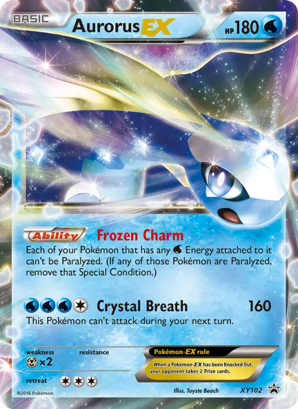 Aurorus EX, XY Black Star Promos #XY102