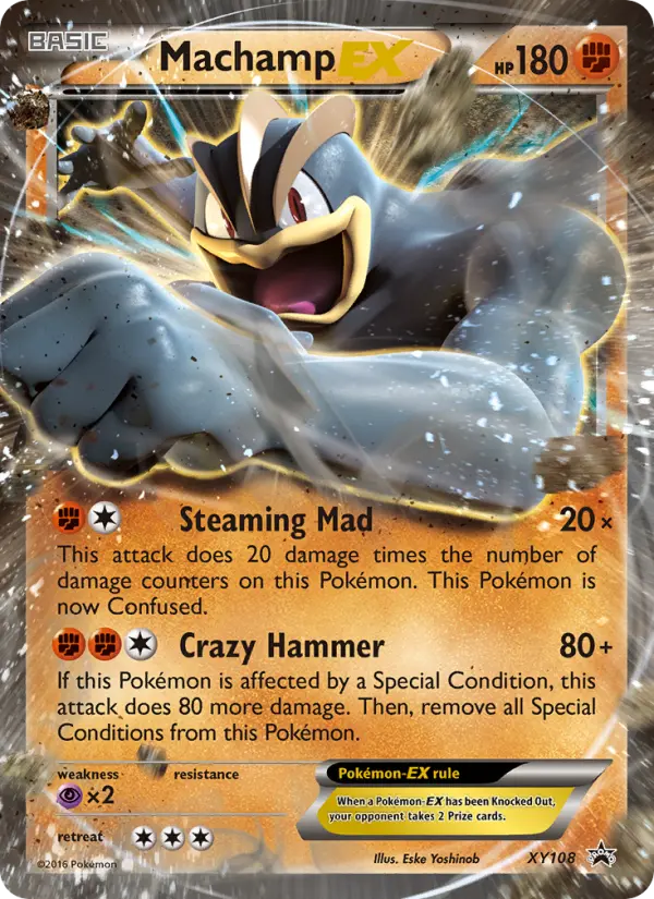Machamp EX, XY Black Star Promos #XY108