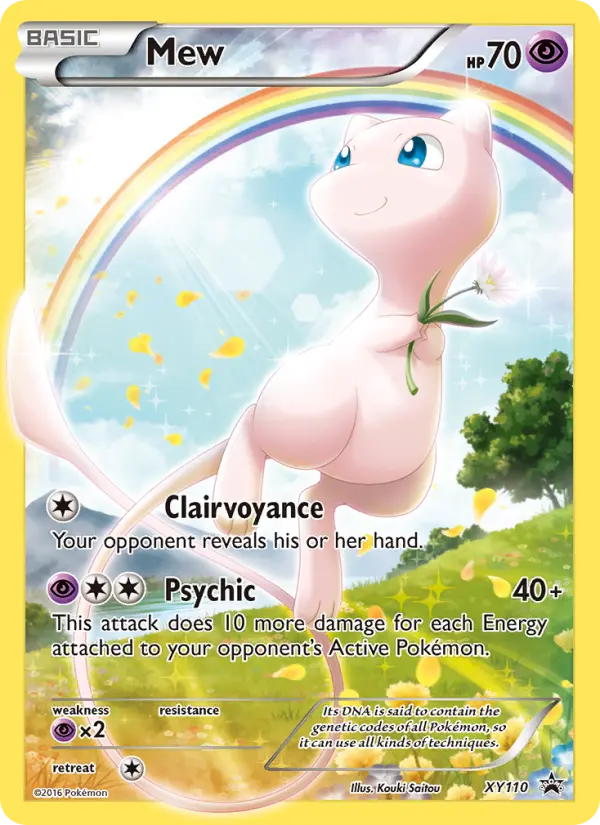 Mew, XY Black Star Promos #XY110
