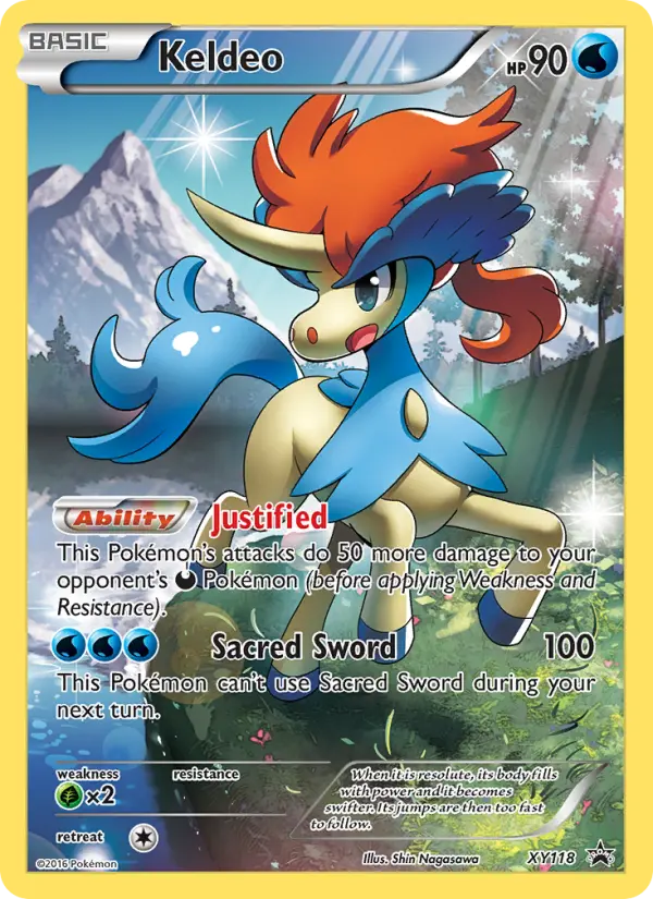 Keldeo, XY Black Star Promos #XY118