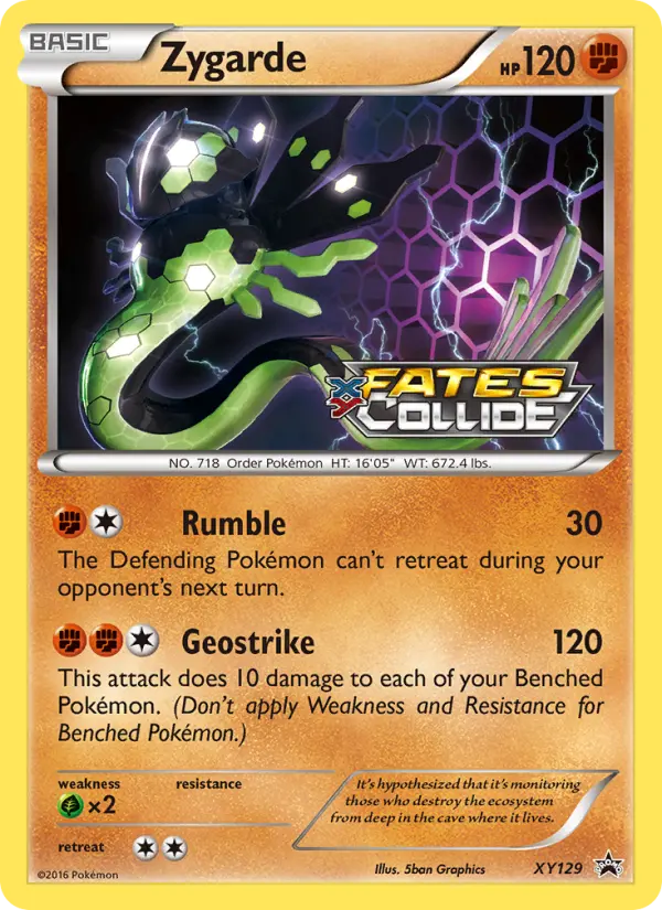 Zygarde, XY Black Star Promos #XY129