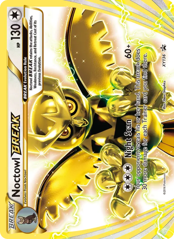 Noctowl BREAK, XY Black Star Promos #XY136