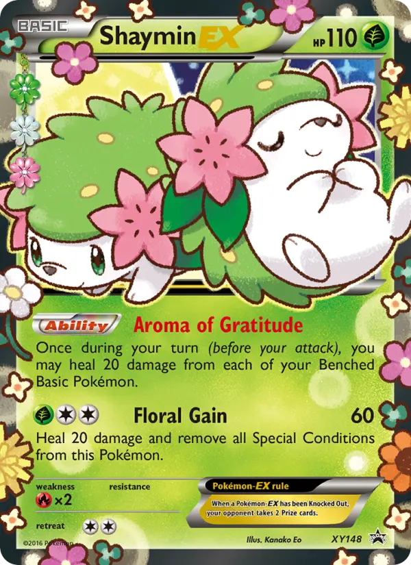 Shaymin EX, XY Black Star Promos #XY148