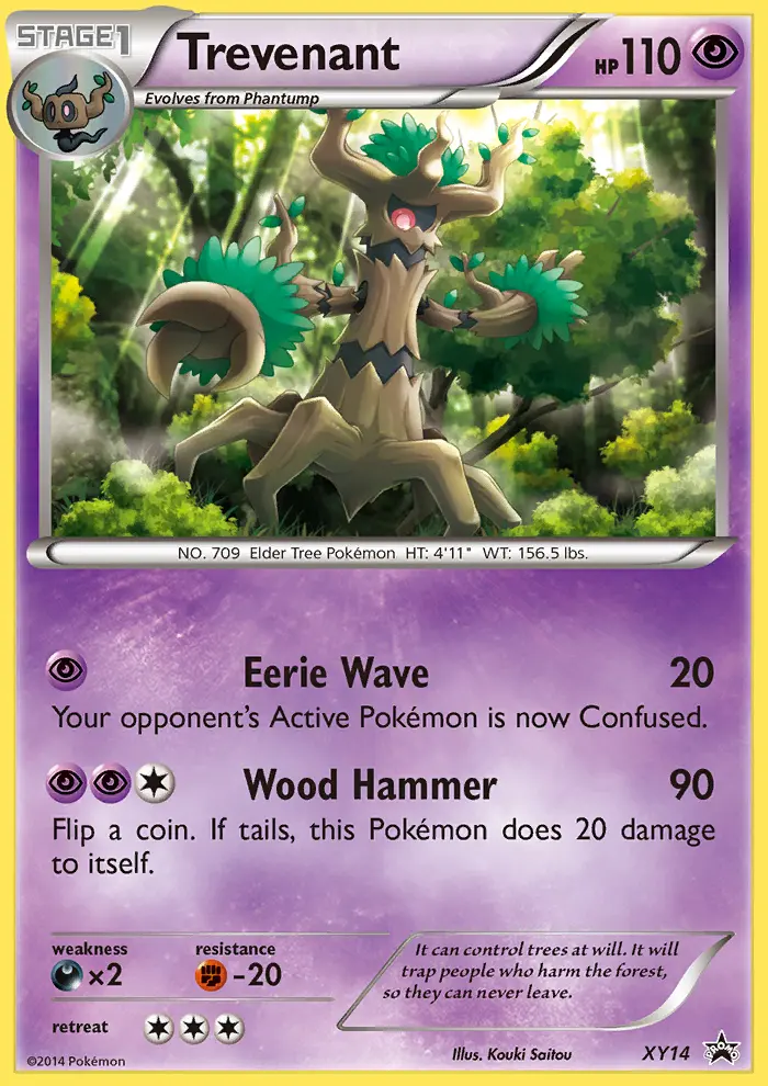 Trevenant, XY Black Star Promos #XY14