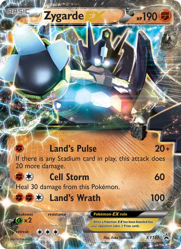 Zygarde EX, XY Black Star Promos #XY151