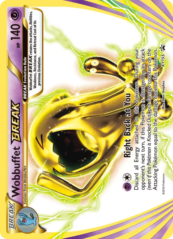 Wobbuffet BREAK, XY Black Star Promos #XY155