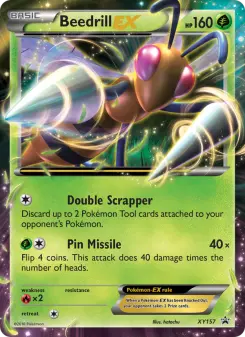 Beedrill EX, XY Black Star Promos #XY157