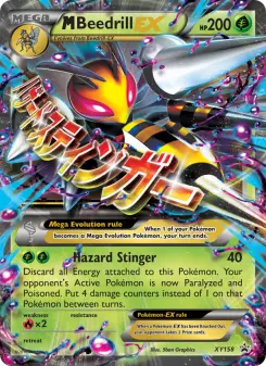 M Beedrill-EX, XY Black Star Promos #XY158