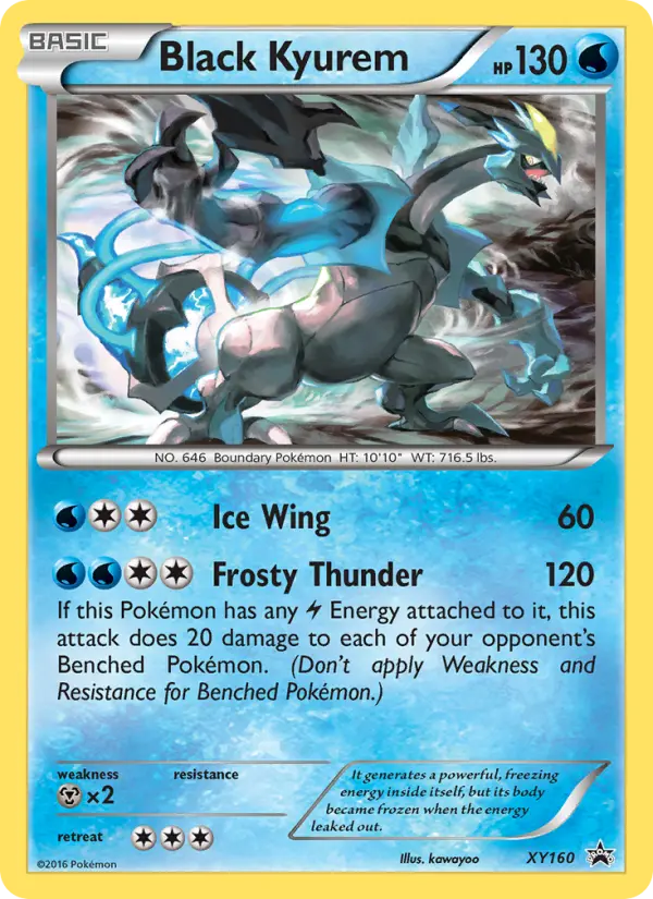 Black Kyurem, XY Black Star Promos #XY160