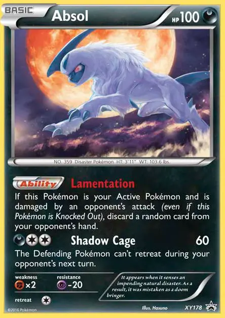 Absol, XY Black Star Promos #XY178