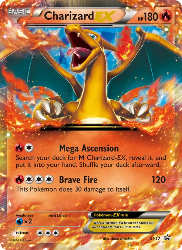 Charizard EX, XY Black Star Promos #XY17