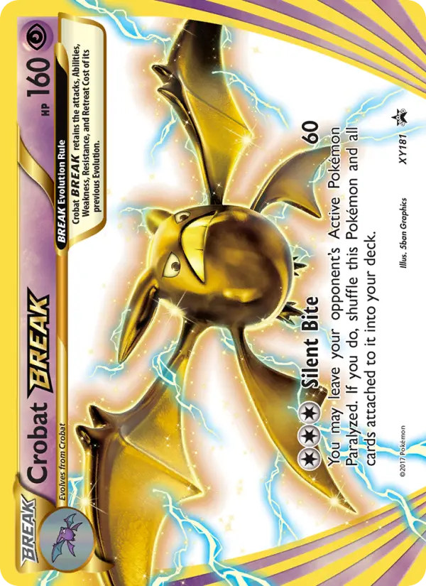 Crobat BREAK, XY Black Star Promos #XY181