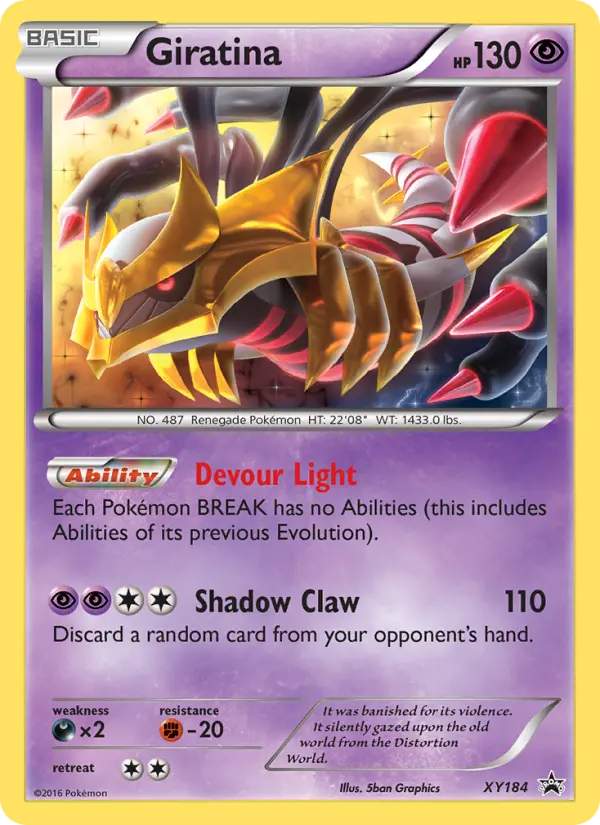 Giratina, XY Black Star Promos #XY184