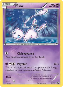 Mew, XY Black Star Promos #XY192