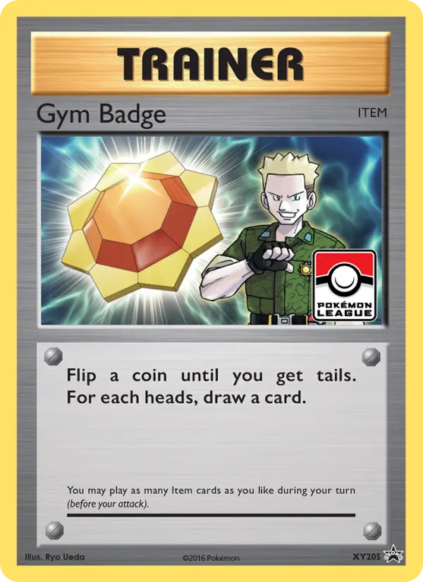 Gym Badge, XY Black Star Promos #XY205