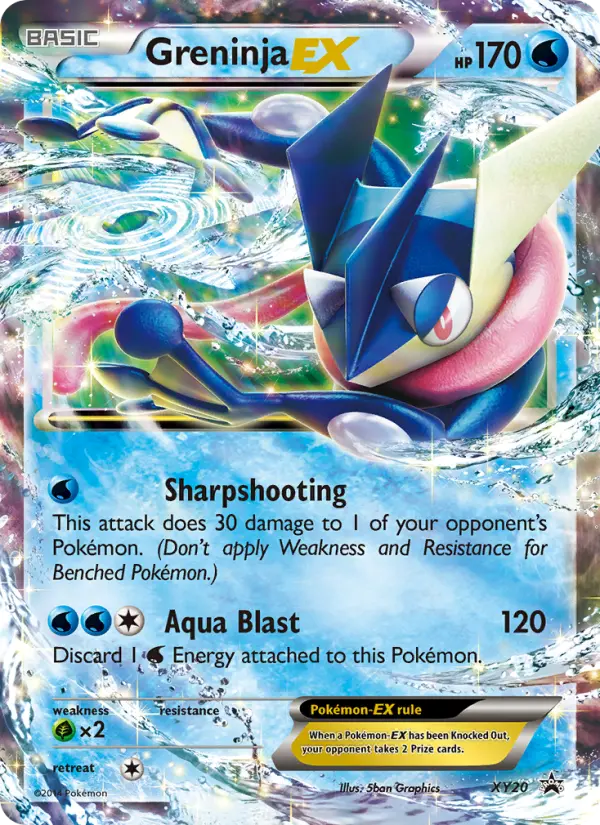 Greninja EX, XY Black Star Promos #XY20