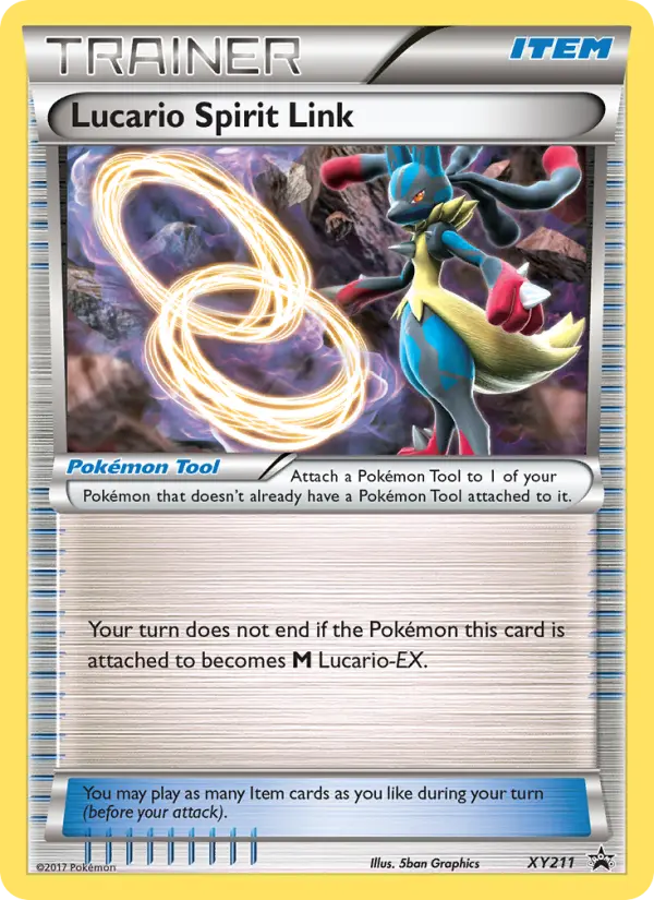 Lucario Spirit Link, XY Black Star Promos #XY211