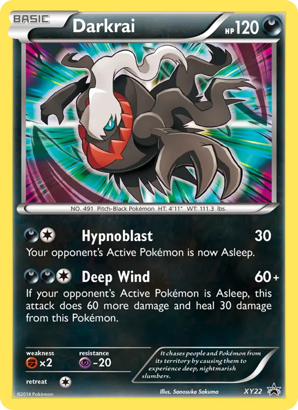 Darkrai, XY Black Star Promos #XY22