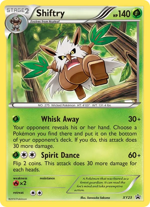 Shiftry, XY Black Star Promos #XY23