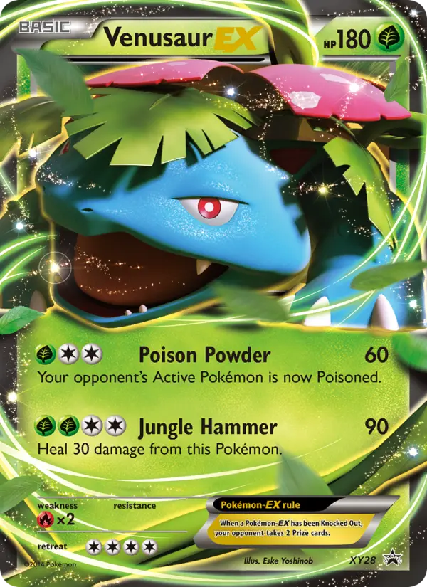 Venusaur EX, XY Black Star Promos #XY28